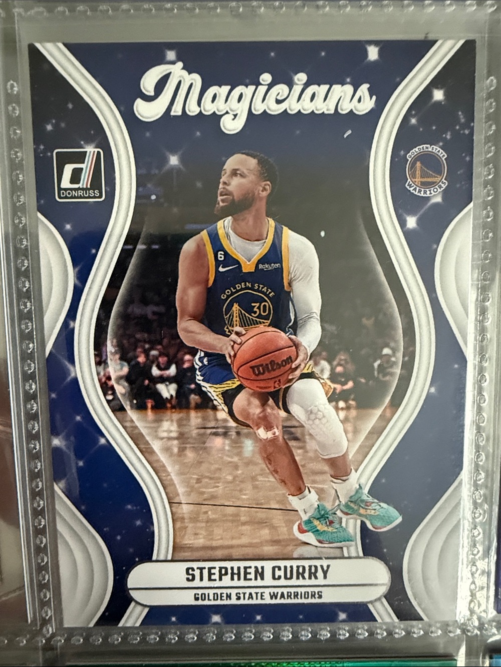Russ Magicians Trading Card - Blue & White Stephen Curry